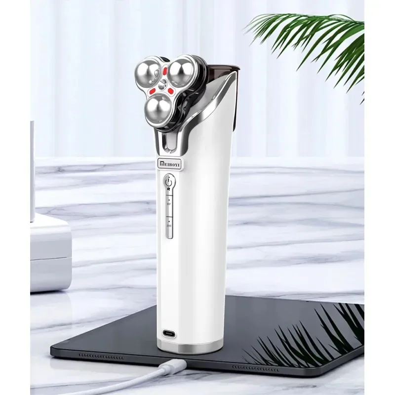 Hot Sale Meiboyi EMS Microcurrent Heating Oxygen Nano Spray Moisturizing Anti-aging Jade Face Massager