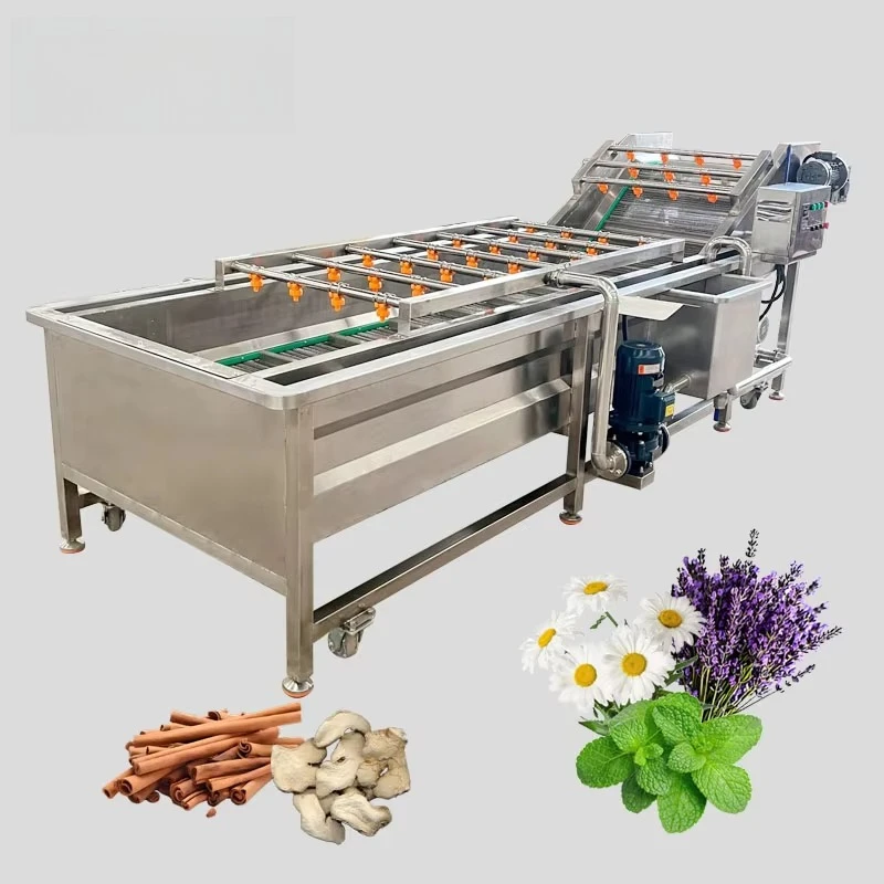 Commerical Bubble Washing Machine Fresh Fruit Mango Apple Cleaning Machine Air Bubble Vegetable Washing Machine Custom