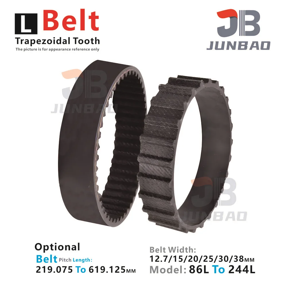 

L-Type Timing Belt 86L To 244L Pitch Length LP=219.075 To 619.125MM Width 12.7 To 30 MM Synchronous Conveyor Belt 3D parts