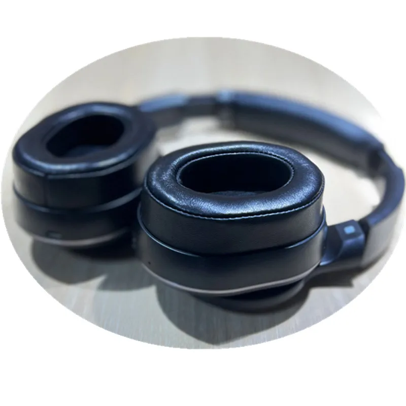 หนังแกะจริงแผ่นรองหูฟังสําหรับ CLEER FLOW หูฟังเปลี่ยนแผ่นรองหูฟังโฟม Ear Pud Earpads ฟองน้ําเบาะครอบคลุมเบาะ