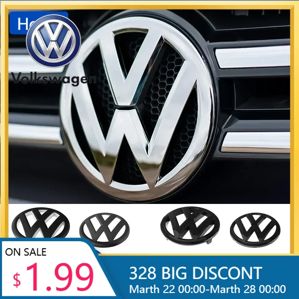 

Новые 2 шт. эмблемы на переднюю решетку и заднюю крышку багажника для Volkswagen VW Golf 6 2010-2013