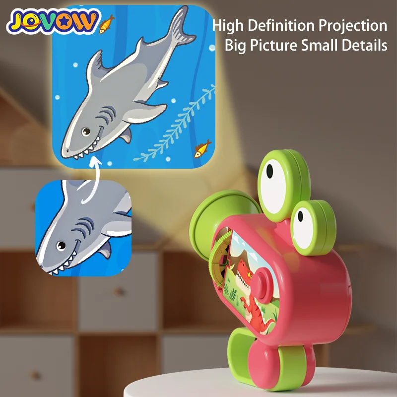 Projecteur de lampe de poche pour enfants, lampe torche, jouet de dessin animé mignon, livre d'histoire endormi, jouet éducatif pour bébé, cadeaux créatifs