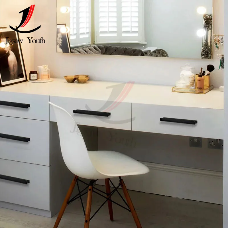 1/6/12pcs Kitchen Cabinet Handles and Pulls Silver Dressers Closet Furniture Door Handles Aluminum Drawer and Knobs Hardwares
