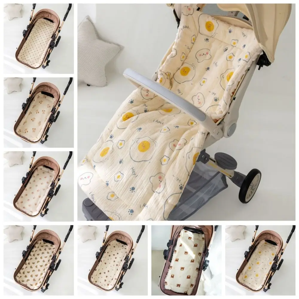 

Cartoon Pattern Baby Stroller Cushion Baby Seat Cushion Seat Liner Pushchair Car Mat Car Seat Stroller Accessories