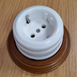 High quality home decoration European ceramic socket wall power supply EU 16A