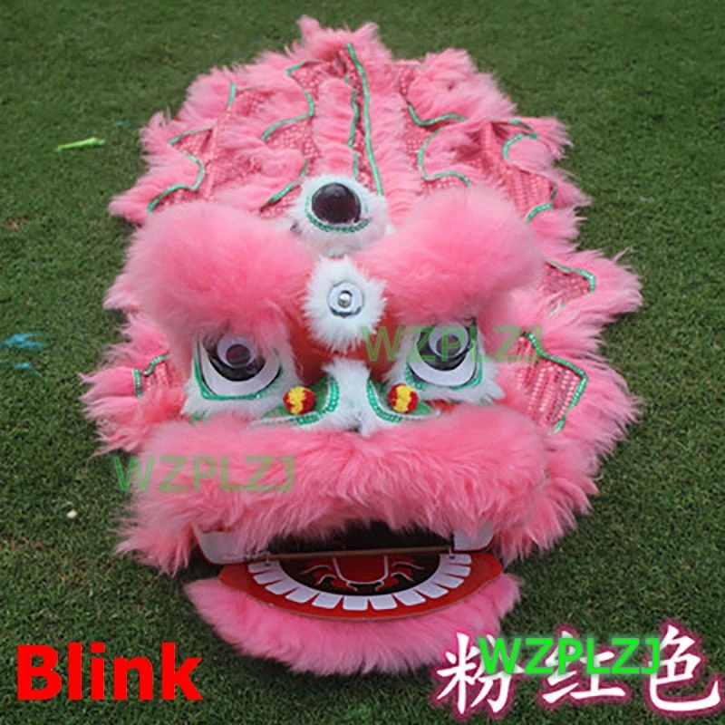 Blink Eyes 12 inch 2-5 Age Lion Dance Costume Cosplay Props Kid Children Toy Party Sport Festival Christmas Outdoor Stage Mascot