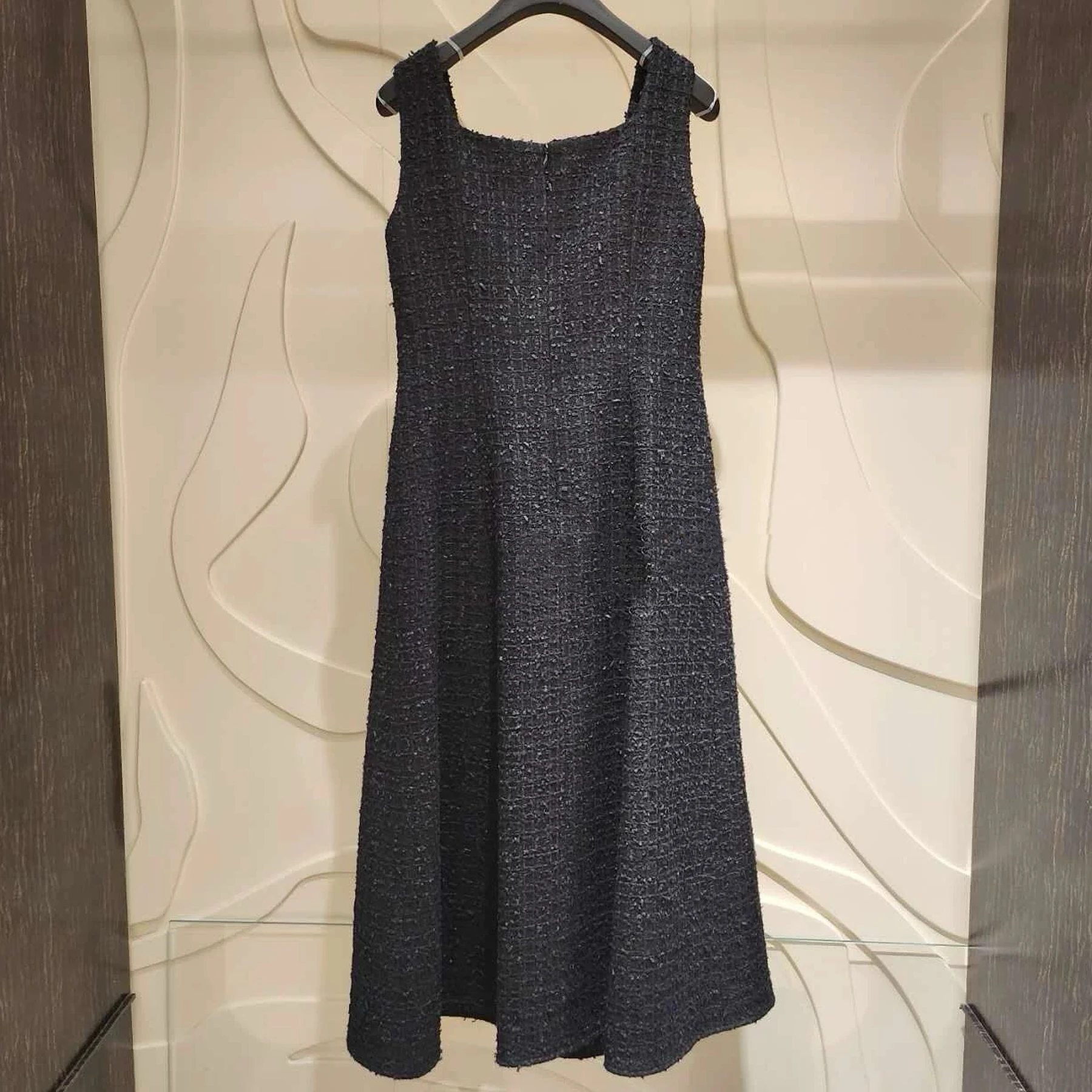 Conjunto de Vestido de Duas Peças com Colete Curto de Gola  Estilo Coreano Versátil e Moderno, Saia Godê de Cintura Alta,...