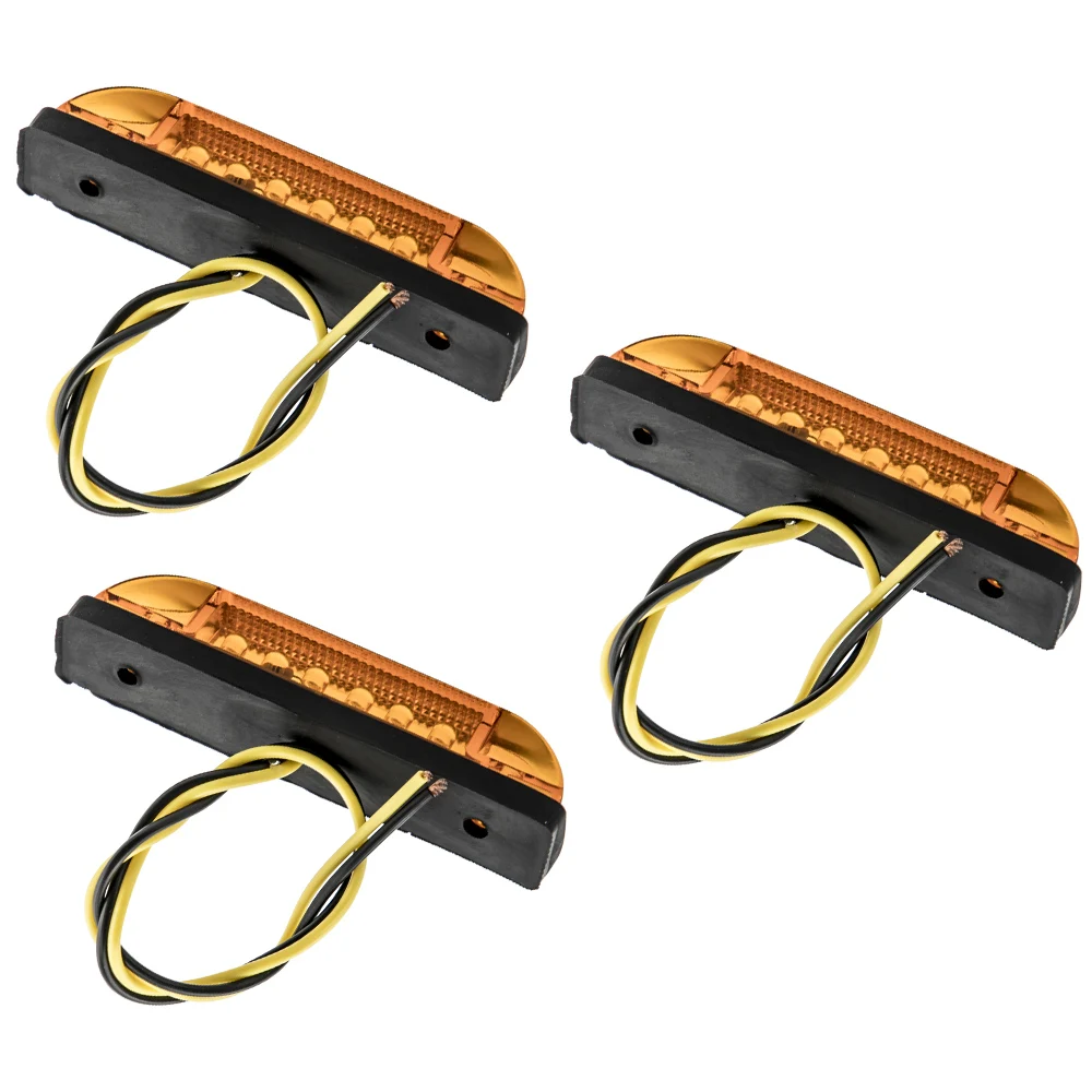 3pcs Smoked Amber LED Marker Light Kit For Toyota Tundra 2014 2015 2016 2017