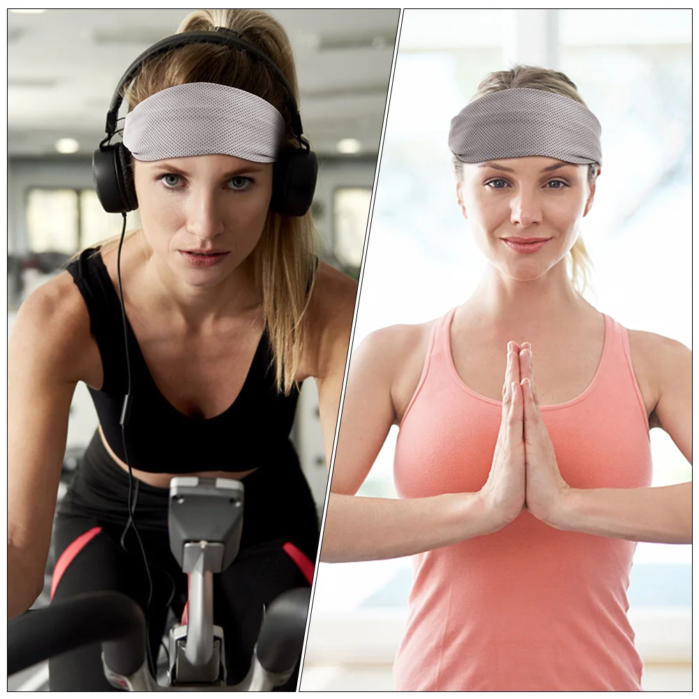 

2pcs Cooling Sweatband Elastic Fitness Headband Workout Hair Band Unisex Sports Forehead Wrap Gym Running Yoga Headbands Summer