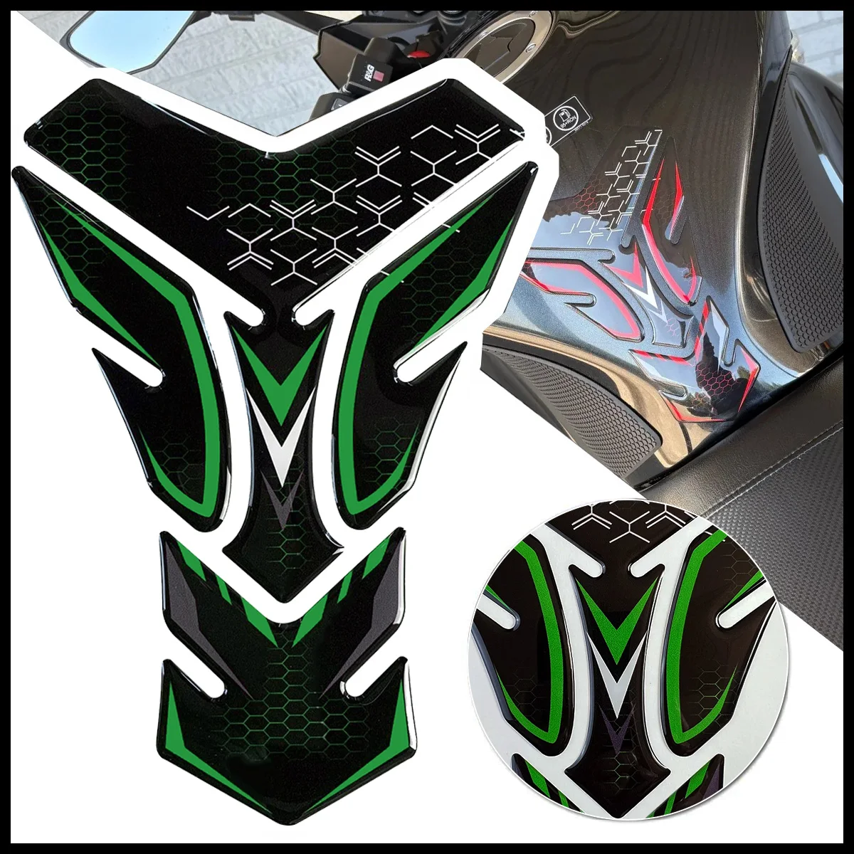 

3D Tank Pad Protector Stickers Motorcycles Accessories Decals For Z900 Z1000 Z750 Z650 Z1000SX Versys 650 Ninja 400 1000SX ZX6R