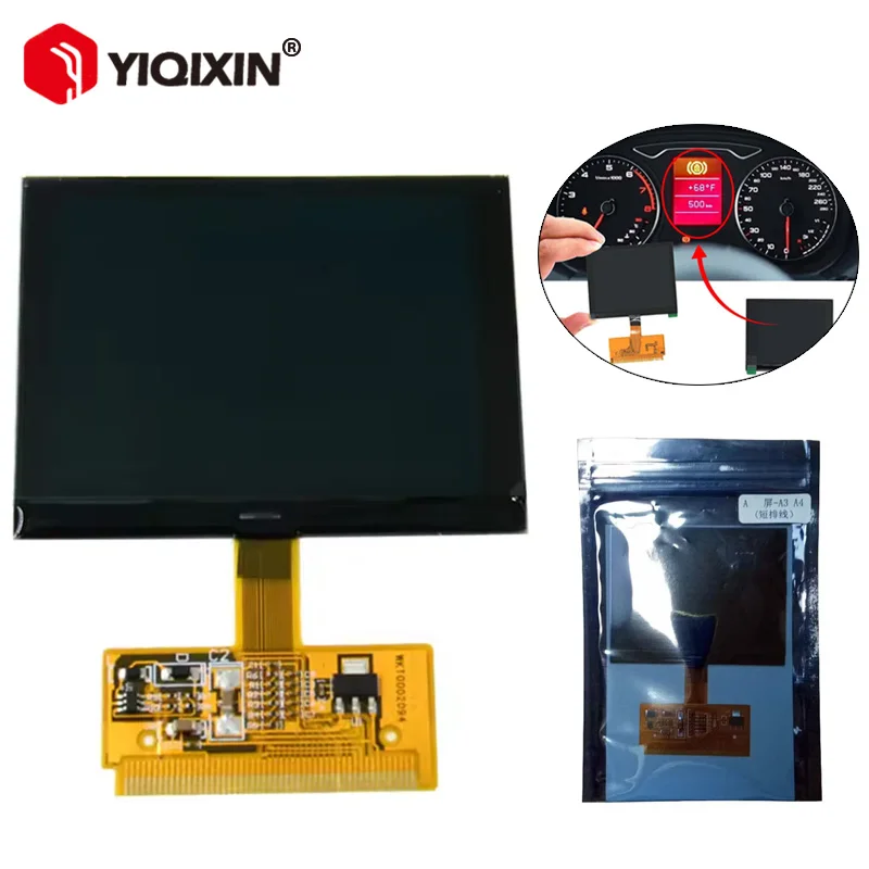Car LCD Display For Audi A3 A4 A6 S3 S4 8L 8N A6 C5 4B For VW Golf For Passat Seat TT VDO LCD Screen Dashboard Car Accessories