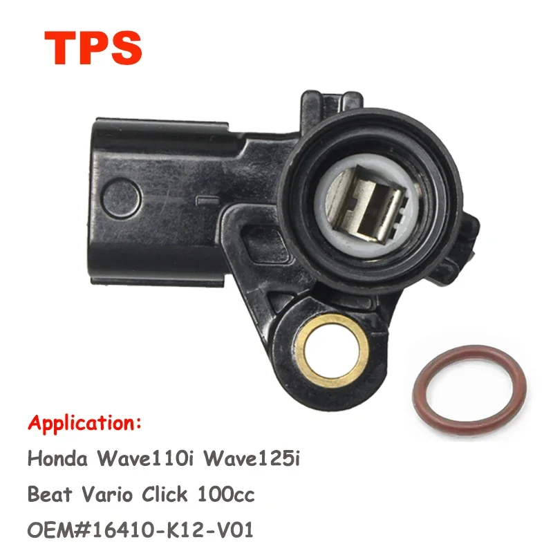 TPS Wave110i para Honda Wave125i Beat Vario Click 100cc 125cc16410-K12-V01 Sensor de posición del acelerador onda 110I 125I cuerpo del acelerador