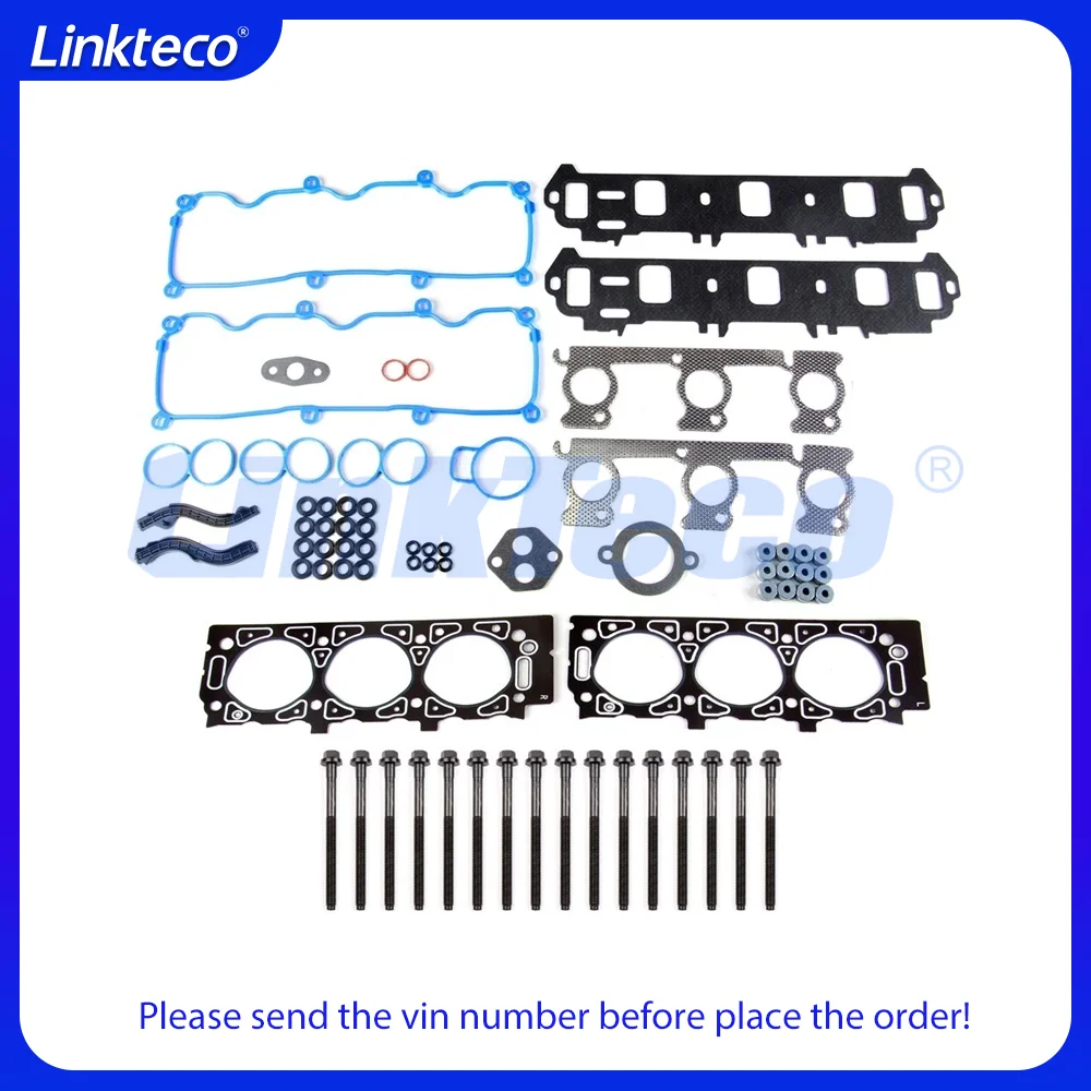 Cylinder Head Gasket Bolts Set Fit 3.0 L 182 V6 Vulcan 99U30 ZZ-MA For 02-08 Ford  AEROSTAR Ranger Mazda B3000 B-SERIE  3.0L