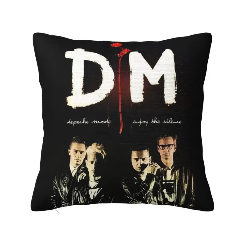 Custom Electronic Rock Depeche Cool Mode Throw Pillow Covers Home Decor Cute Cushions for Sofa Square Pillowcase