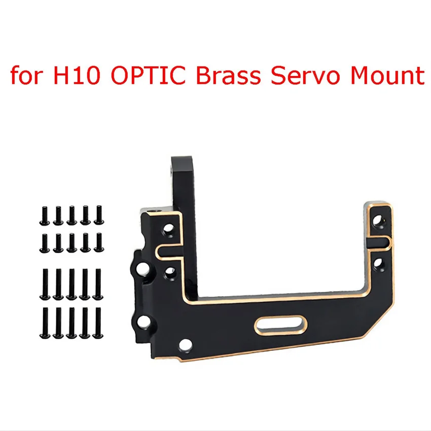

For H10 OPTIC Bridge Servo Block Brass Servo Mount RC Models Replacement Accessories