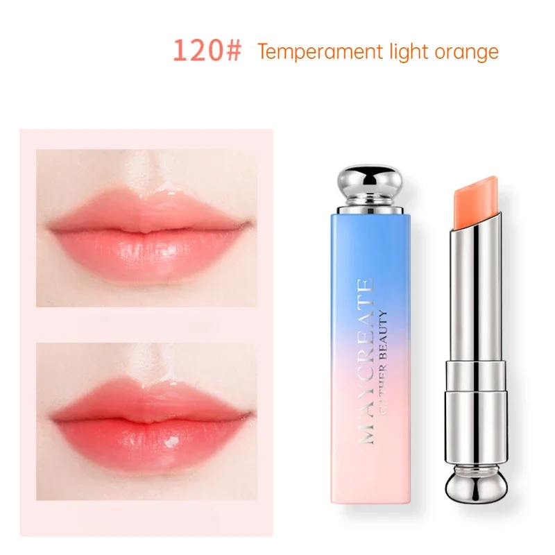 保湿クリスタルゼリーリップスティック,色を変える温度,キュート,ファッショナブル,韓国,美容,化粧品