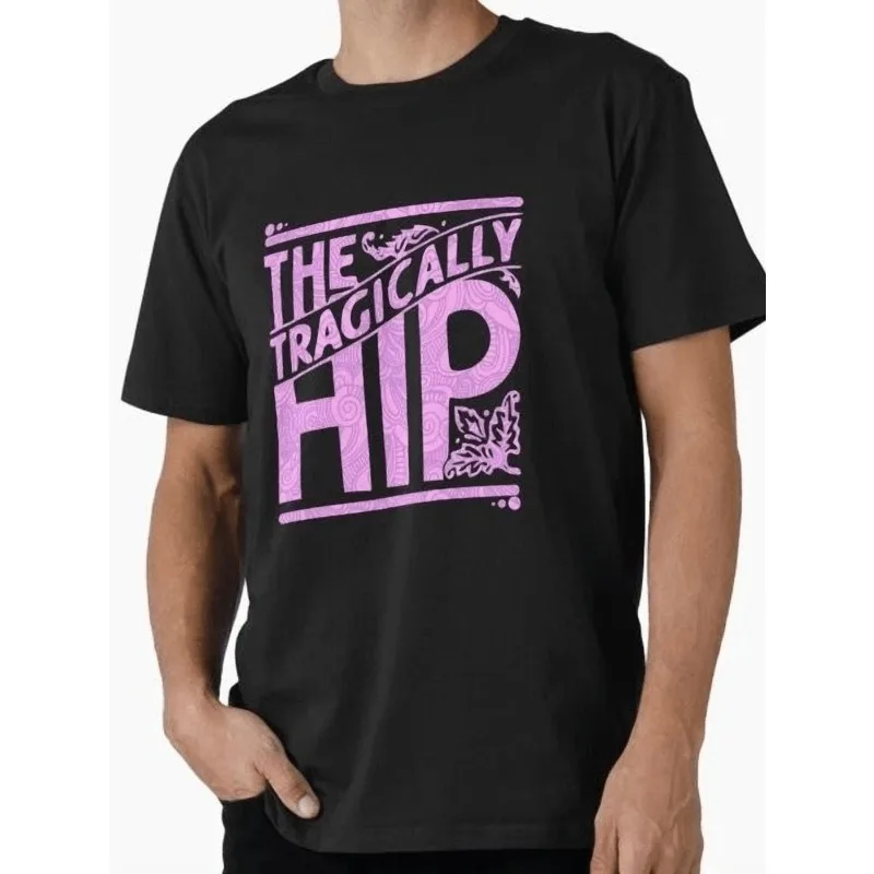 Tragically Hip Text T-Shirt S-5Xl, Vintage Birthday Gift - Novelty Items Novelty Products Men's Novelty T-Shirts