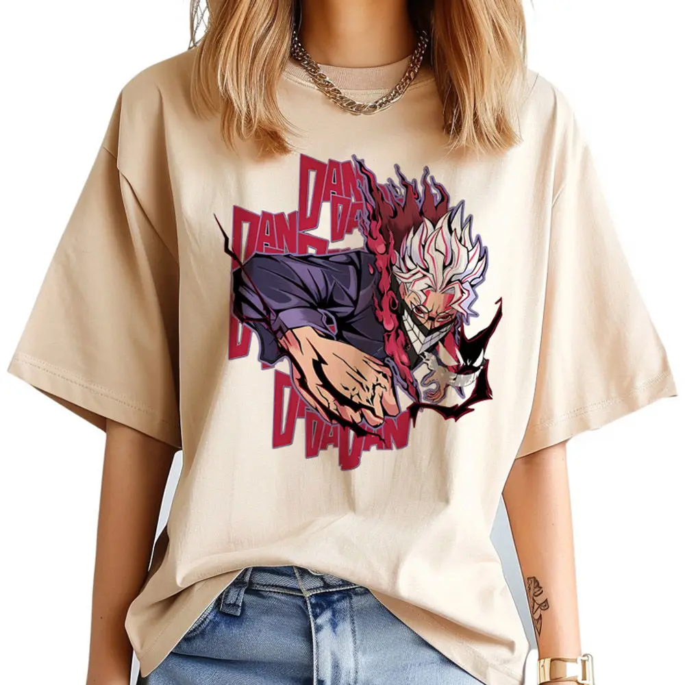 Dandadan t-shirt teen Retro Graphic Punk harajuku  shirt kawaii 2000s korean clothes anime Colorful Pop Culture
