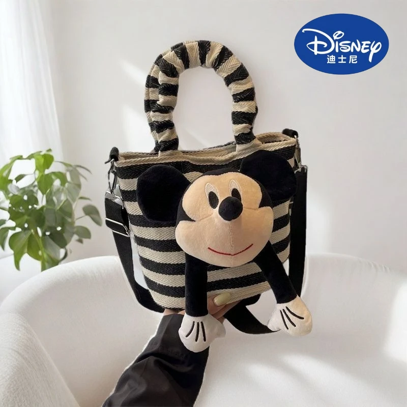 2025-carteira-disney-mickey-mouse-bolsa-de-lona-bolsa-crossbody-listrada-para-mulheres-bolsa-de-ombro-fofa