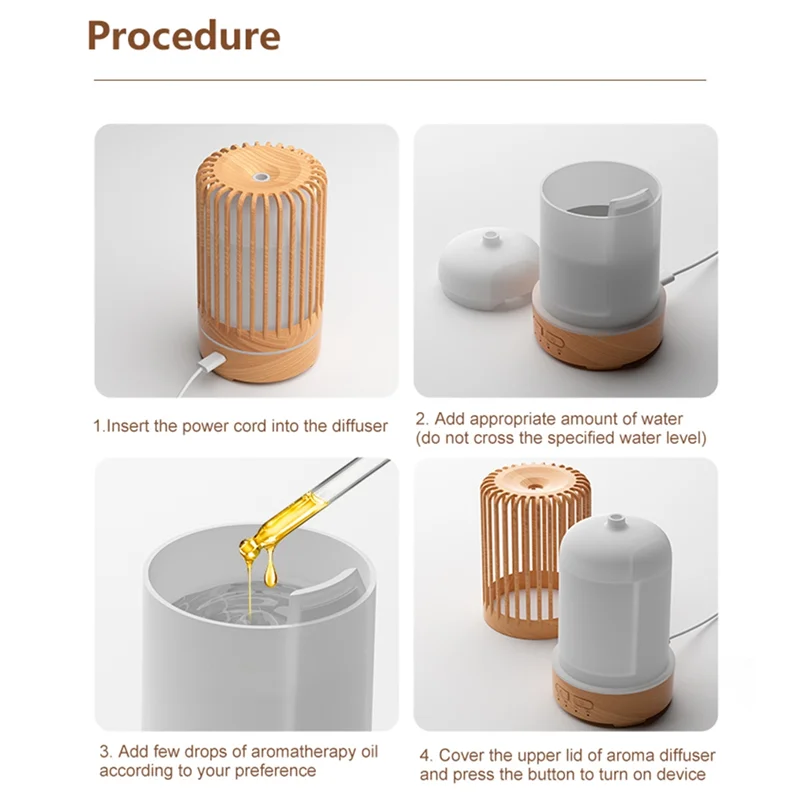 

BAAO-150 мл ультразвуковая птичья клетка эфирное масло увлажнитель воздуха аромат аромадиффузор машина электрический запах для домашней комнаты