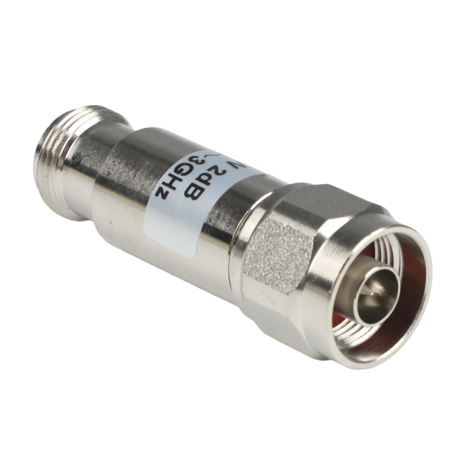 1dB-40dB Attenuator Mini RF for coaxial Attenuator For RF Engineering Color Silver Copper Plated Low-power Fixed Attenuator