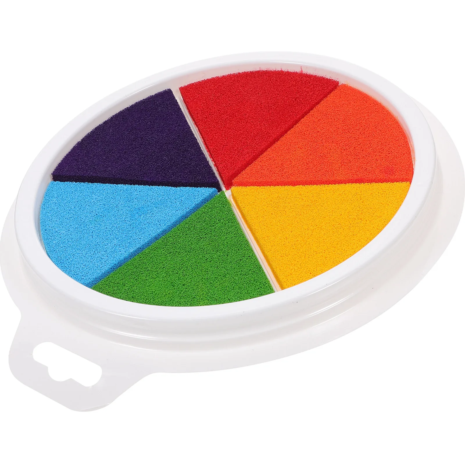 

Набор из 1 круглого чернильного тампона для детей: быстросохнущие, нетоксичные, смываемые чернила для творчества, подходят для бумаги, дерева, ткани, DIY-поделок, подарков