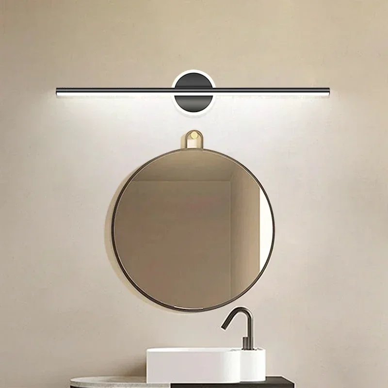 nordic led mirror lamp lampada de parede longa simples penteadeira armario de banheiro luz especial iluminacao para decoracao domestica 01