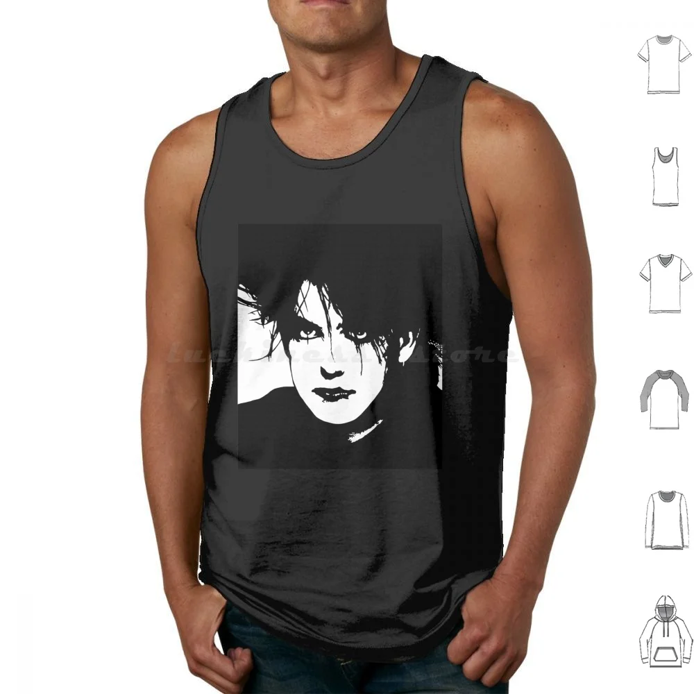 Robert # 2 camisetas sin mangas con estampado de algodón, bandas de música, cantante, punk, gótico, Siouxsie Sioux Banshees, Indie, Robert Cure Smith