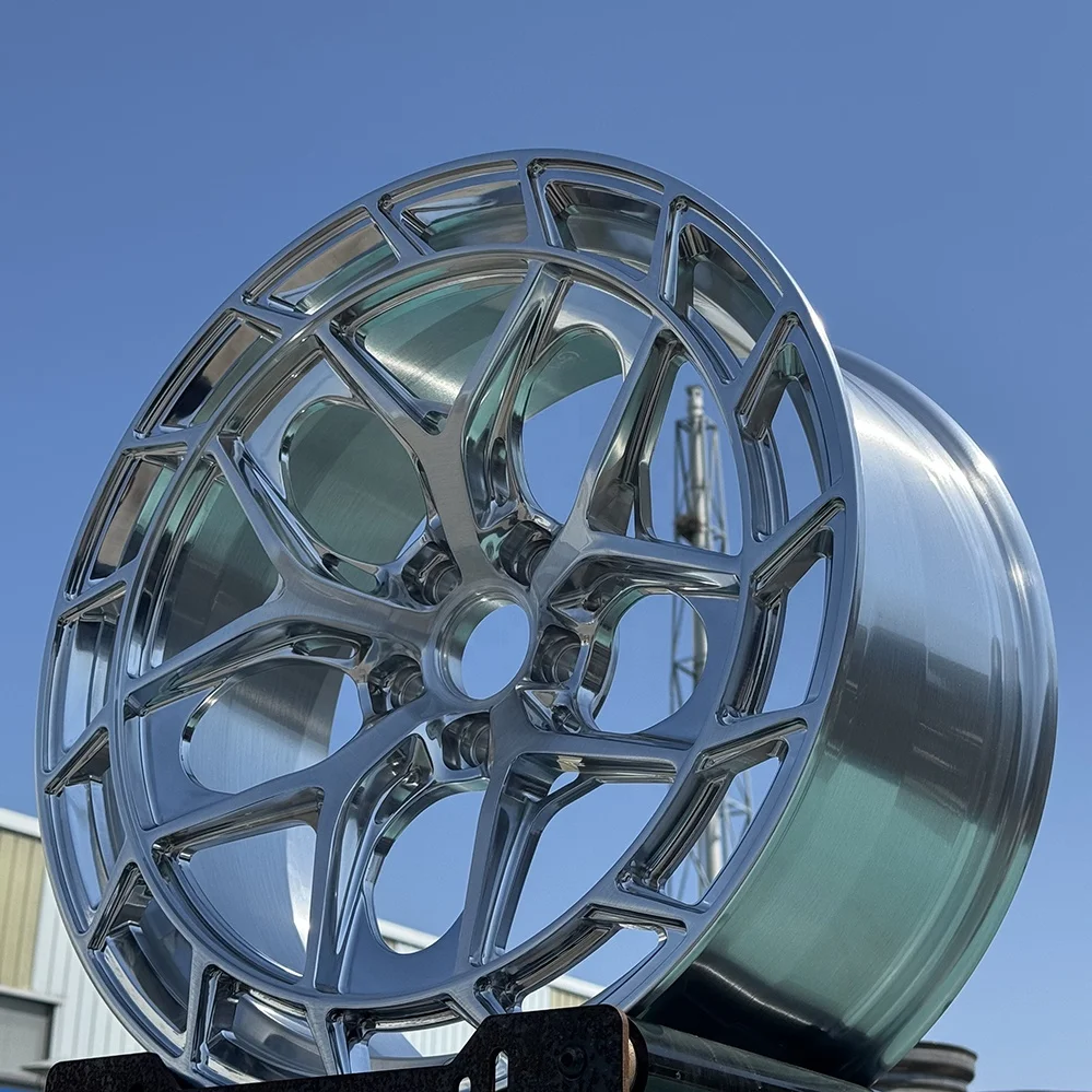 21 22 23 بوصة 6061-T6 عجلات سيارة مصنوعة من خليط معدني مخصصة نحى عجلة قطعة واحدة مزورة لسيارات BMW مرسيدس أودي بورش لاند روفر #3