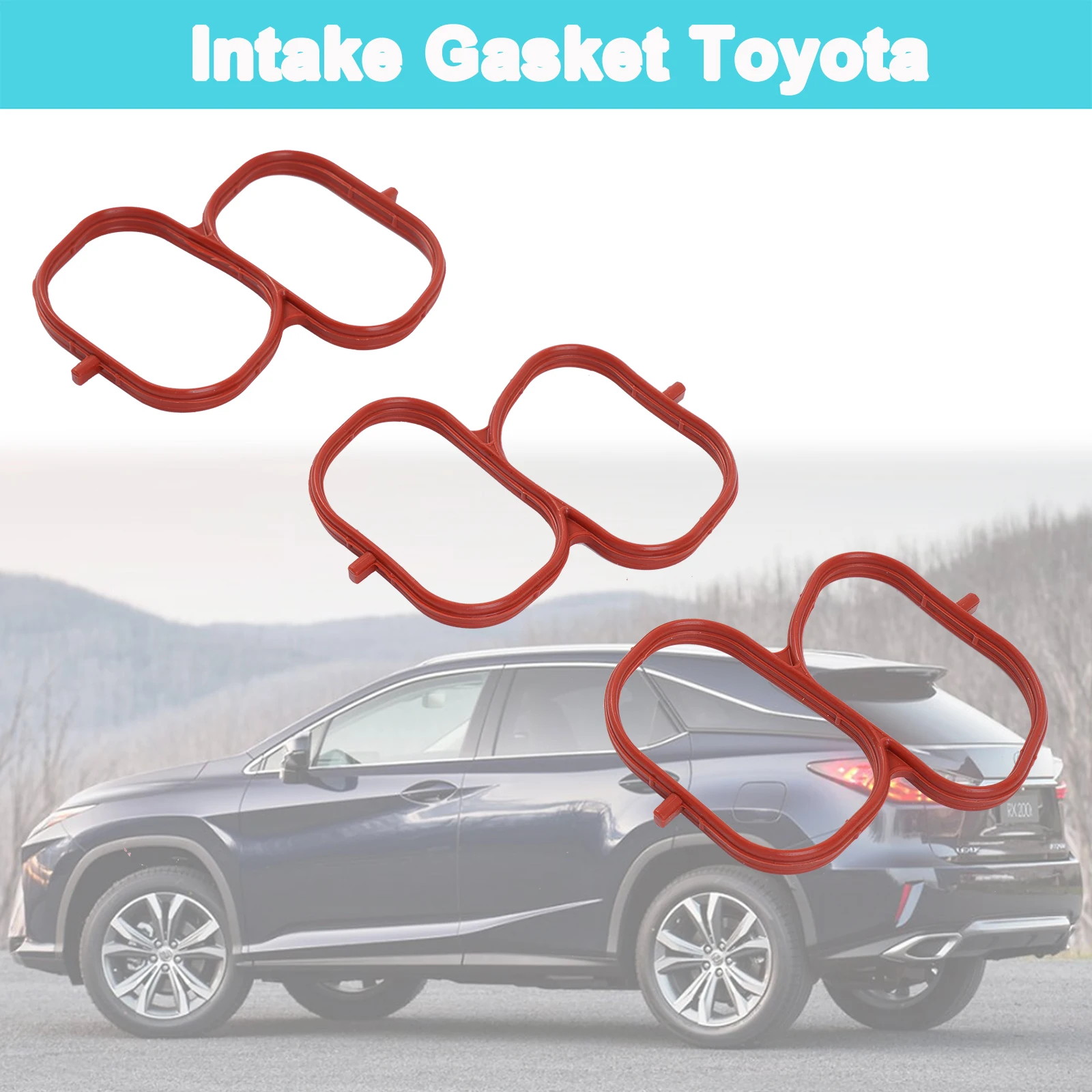 Zamienna uszczelka kolektora dolotowego silnika do Toyota Avalon Camry 3.5L 2005-17 Lexus 3.5L 2007-17 17176-0P021 17176-31040