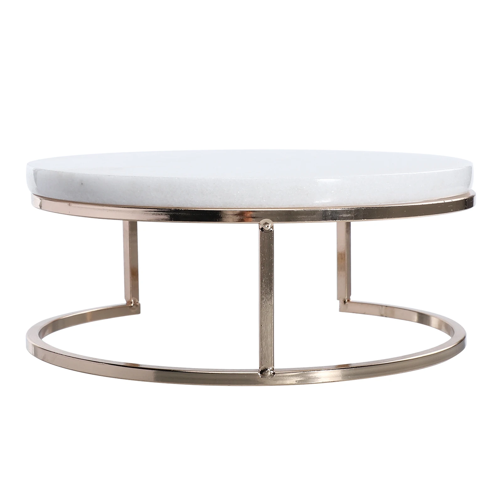 

Marble Tray Stand Thick Base Widened Design Stable Placement Easy Clean Reusable Cake Rack Dessert Tray Baking Display Kitchen