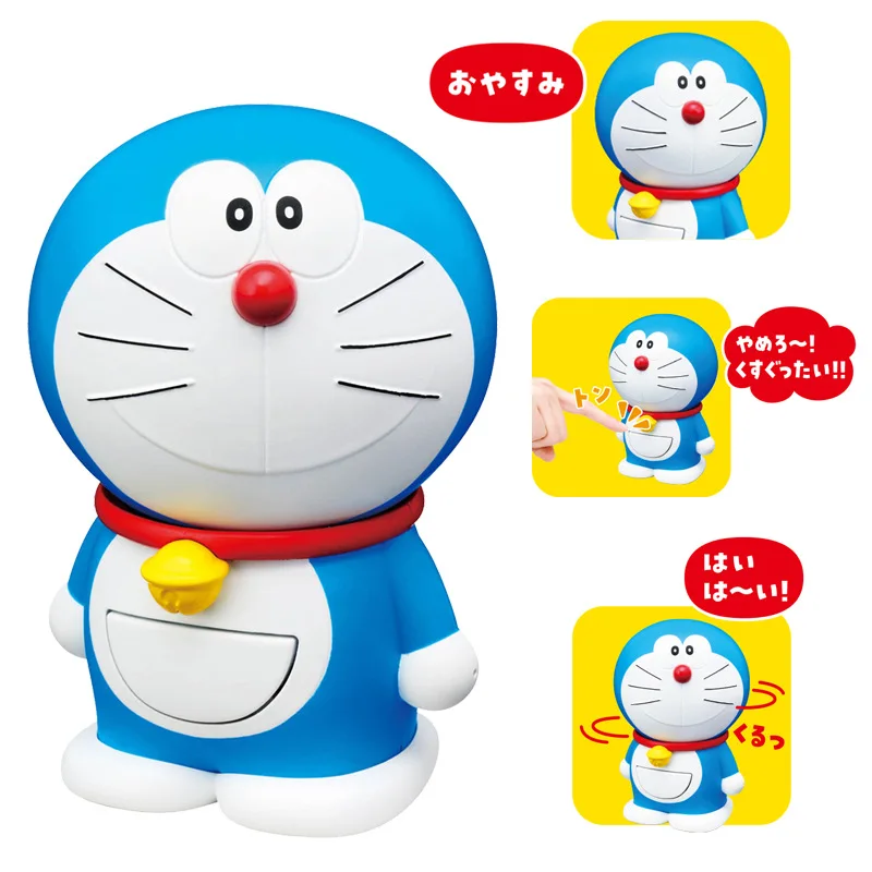 TOMY Children's Doraemon Robot Cat Jingle Cat Nobita Nobita Listening to Voice Identification Interactive Toys Birthday Gift