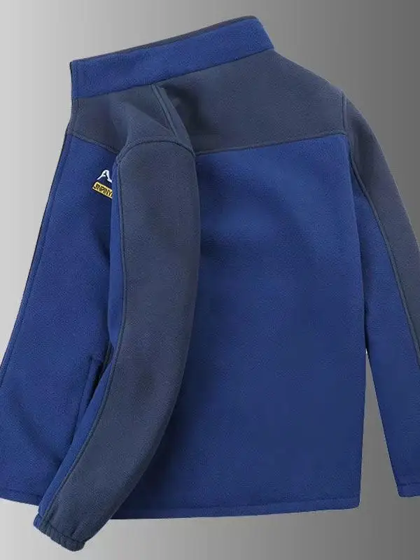 

Thiened Fce Men's Jaet Loose Fit Stand Collar Autumn Winter Outerwear Coat Oversize Comfortable Warm Padded Vest