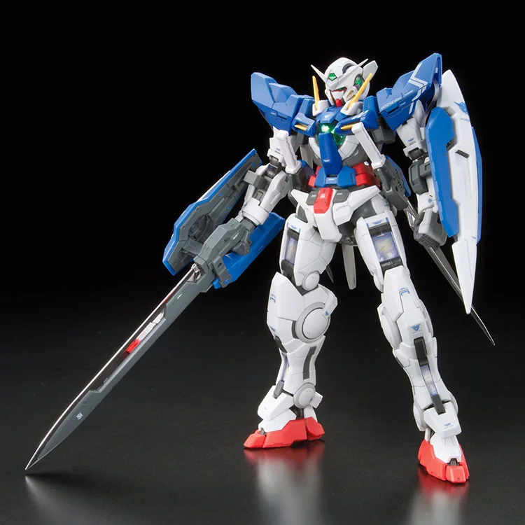 BANDAI Gundam 1/144 RG GN-001 Gundam Exia Standard Model Kit Assembly Strike Unicorn Freedom Action Figures Model Original