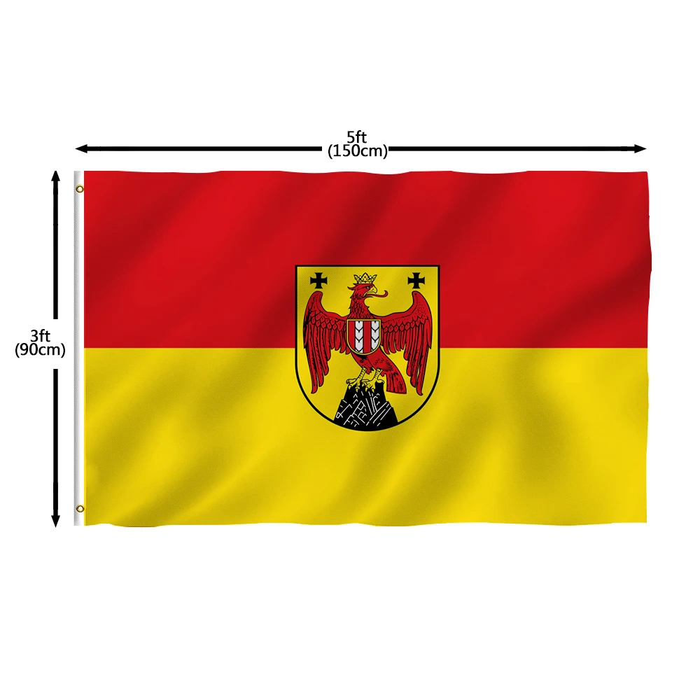 Flagnshow 100% Polyester Burgenland Flags