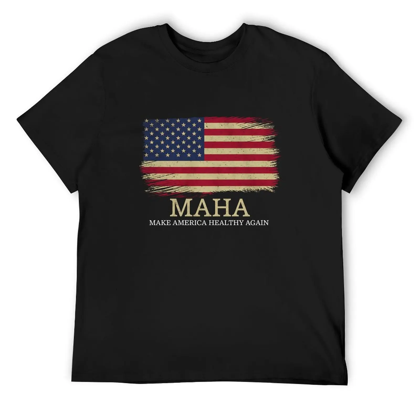 

Футболка MAHA Make America Healthy Again, летние топы, мужские рубашки для тренировок с фигурками аниме