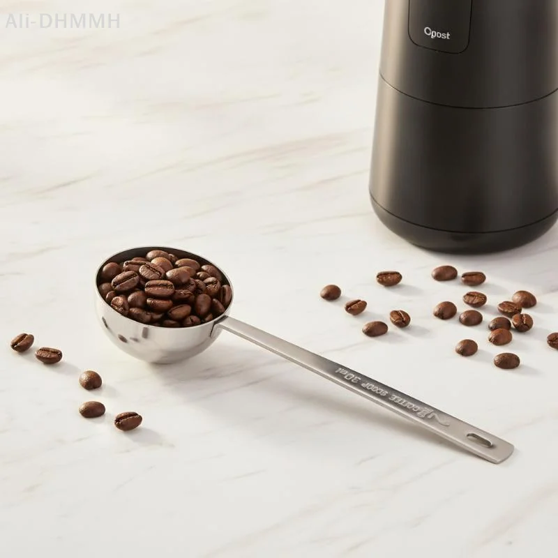 ZLinKJ Food Grade Stainless Steel Coffee Measuring Scoop with Clear Precise Markings for Home Kitchen Coffee & Baking Use