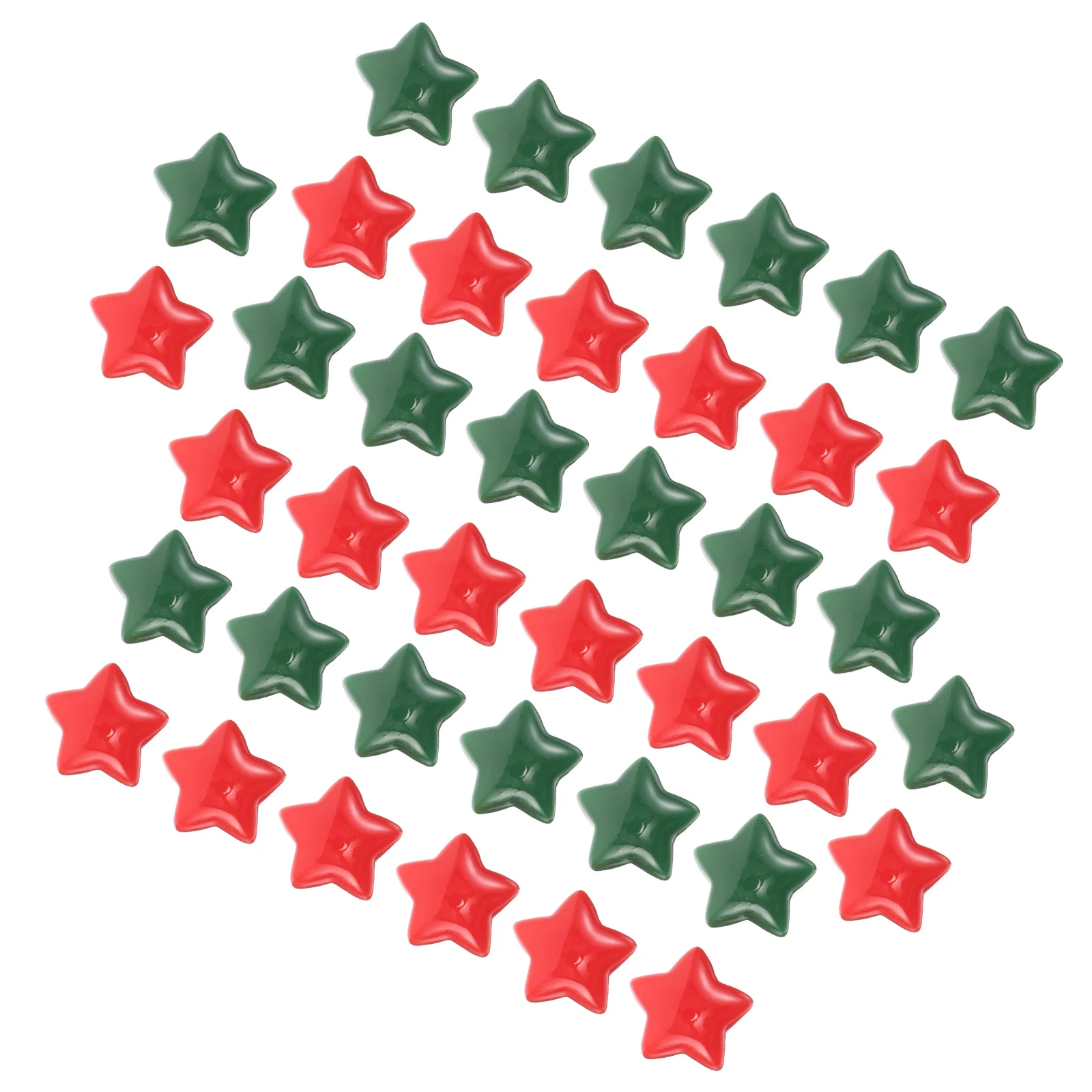 

100 шт., рождественские подвески со звездами из смолы, мини-украшения со звездами с плоской задней частью для DIY, чехол для телефона, шпилька, сумка, ремесленные украшения