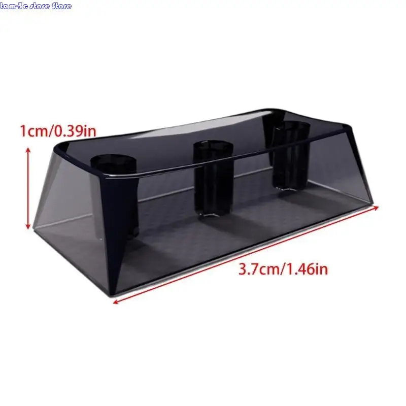 D0UA 1PCS Blank XDA Клюки Клюки 1,5 мм толщиной клавиш 1,75U Прозрачный клавиш Идеально подходит для энтузиастов DIY клавиатуры!