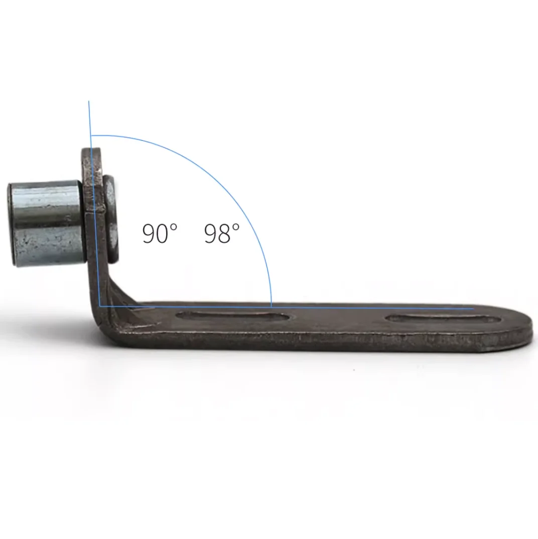 4Pcs Chair Handrest L Shaped Bracket M6 M8 Threaded Nut Furniture Hardware Fittings