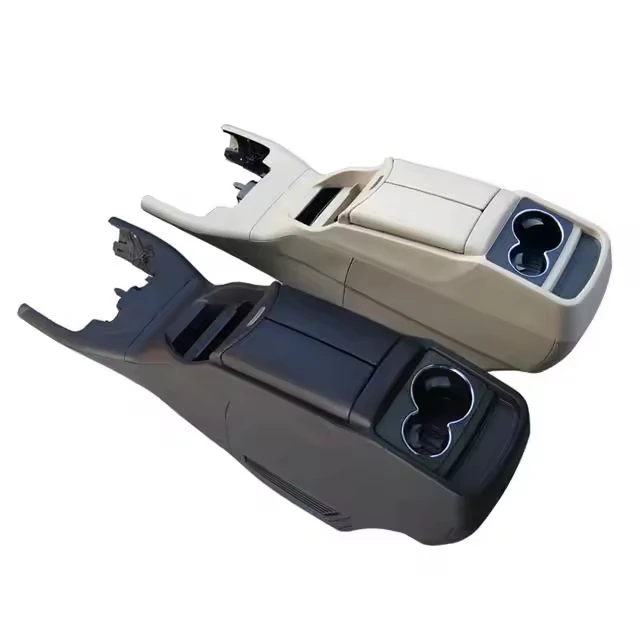 Luxury Car Refrigerator Storage Box With Rotatable Cup Holder For Mercedes Benz VITO/V-Class Armrest-Plastic Material