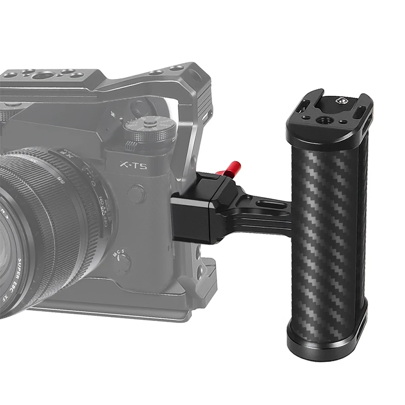 Leichte NATO-Schienenklemme, seitlicher Griff oben, Schnellverschluss-Aluminiumlegierung für Sony Canon Nikon DSLR-Videokamera-Käfig-Rigs – Detail 14