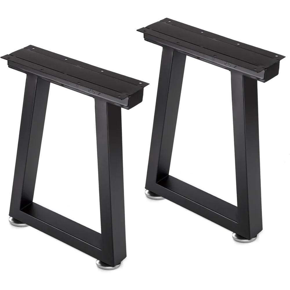 

16 Inch Metal Bench Legs, Heavy Duty Coffee Table Legs, Trapezoid