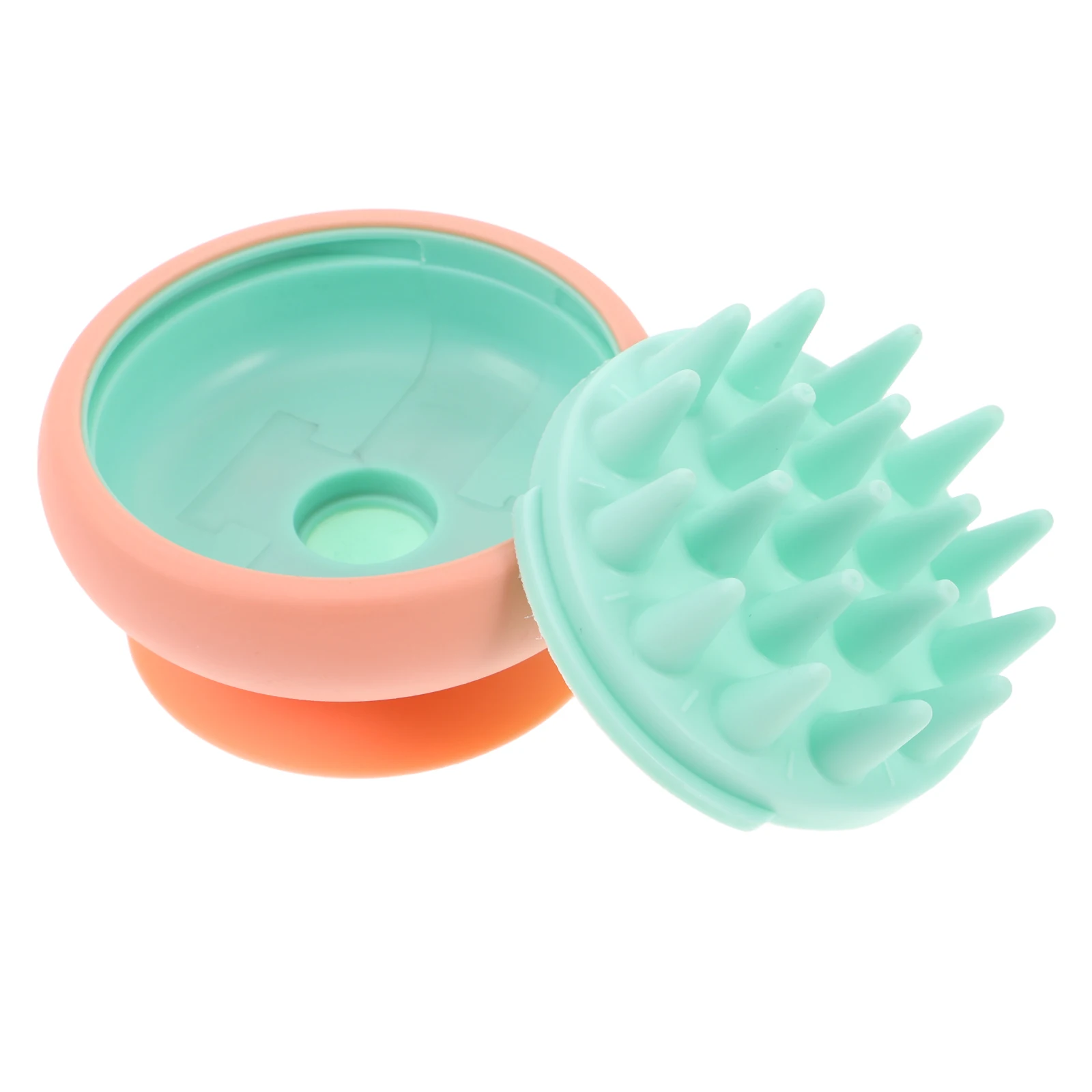

Silicone Shampoo Brush Soft Bristles Scalp Massager Hair Scrubber Washing Care Tools Shower Hair Brush Ergonomic Design Gentle