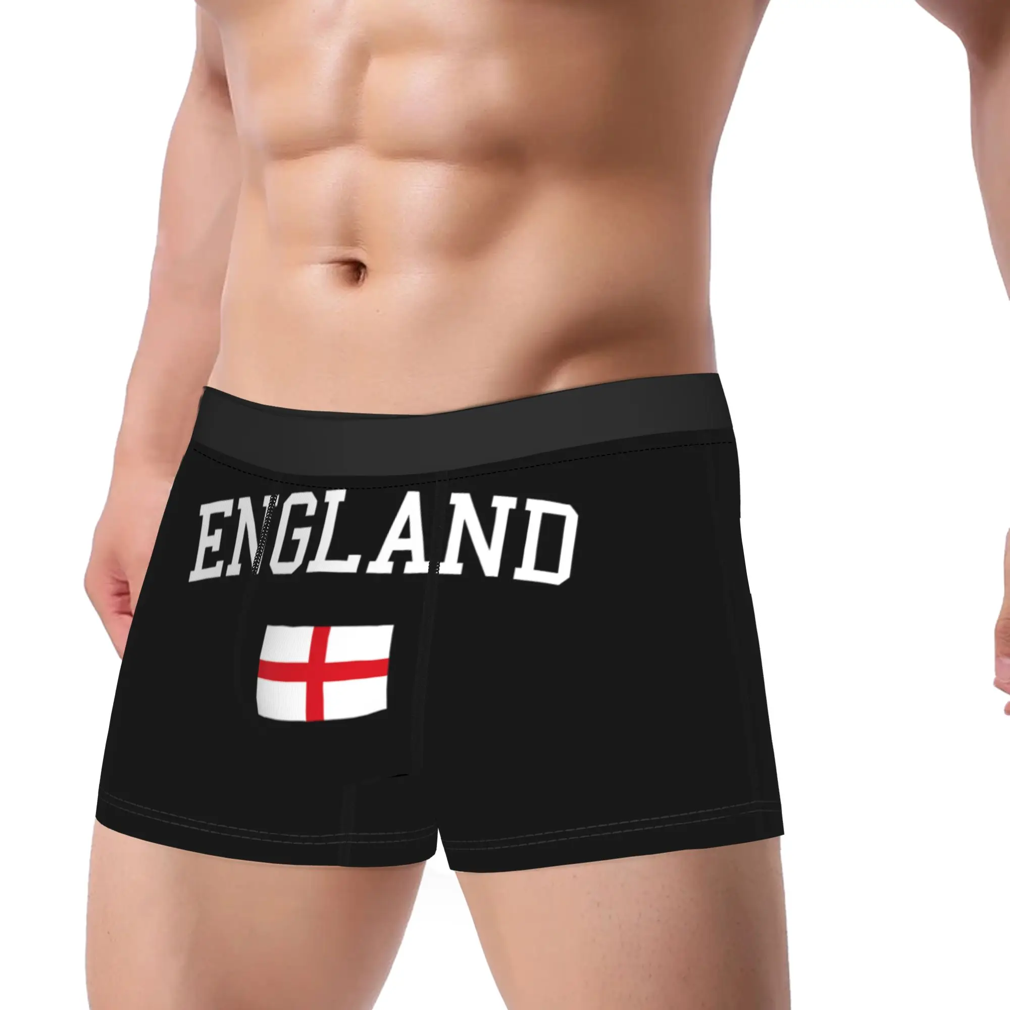 English Flag England Underwear  Print Boxer Shorts High Quality Males Panties Breathable Boxer Brief Birthday Present