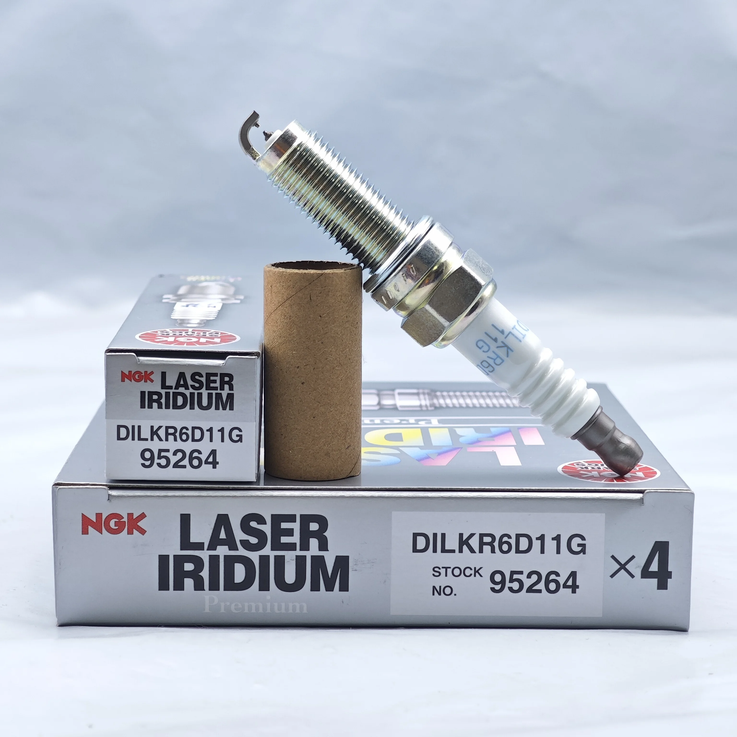 4pcs Original Iridium Platinum Spark Plug DILKR6D11G 95264 Suitable For Outlander III 2.0 4J11 LANCER VIII 1.8 4B10 OEM 1822A088
