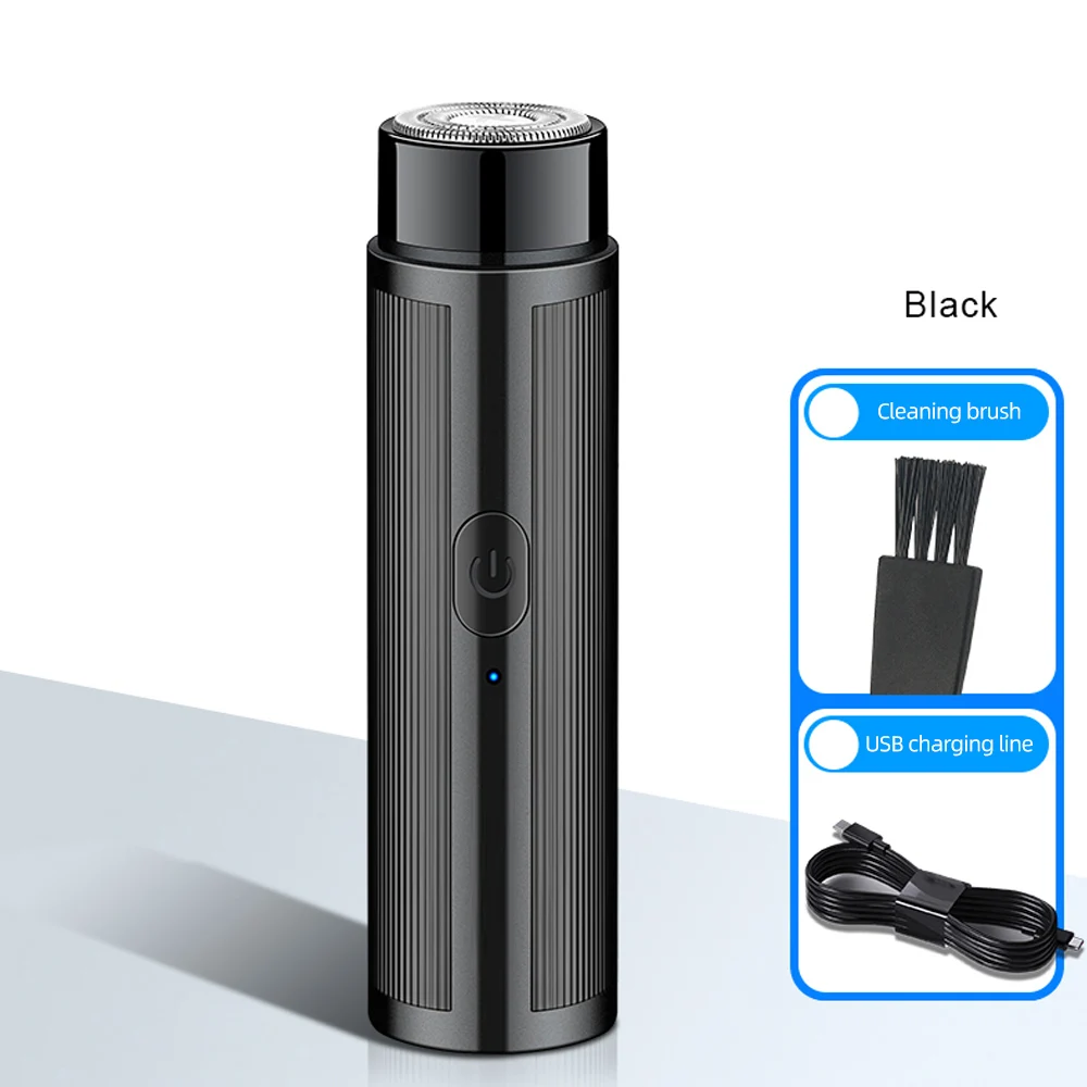 Portable Micro USB Rechargeable Electric Shaver Long‑Lasting Battery Personal Shaving Body Hair Remover Machin Shaving Care Tool