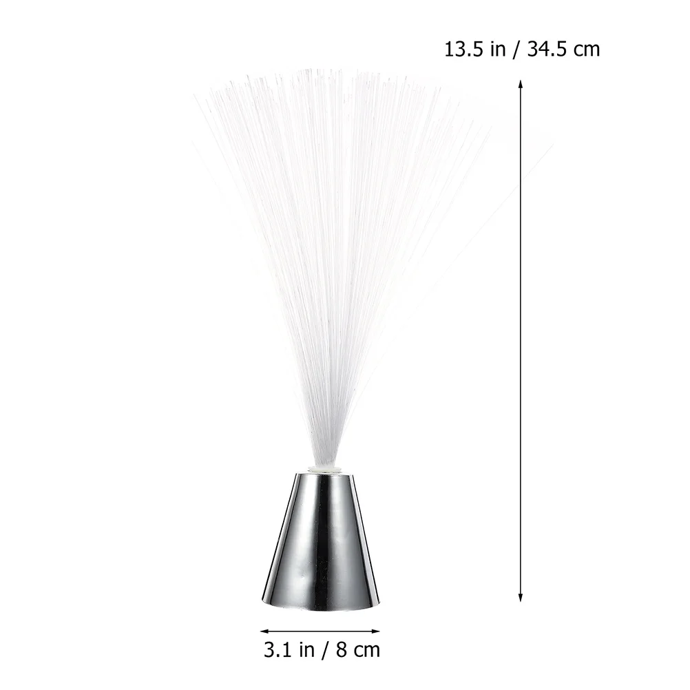 

2pcs Fiber Optic Lamp Color Changing Light Powered Ambient Decorative Lighting For Holiday Home Office Safe Energy