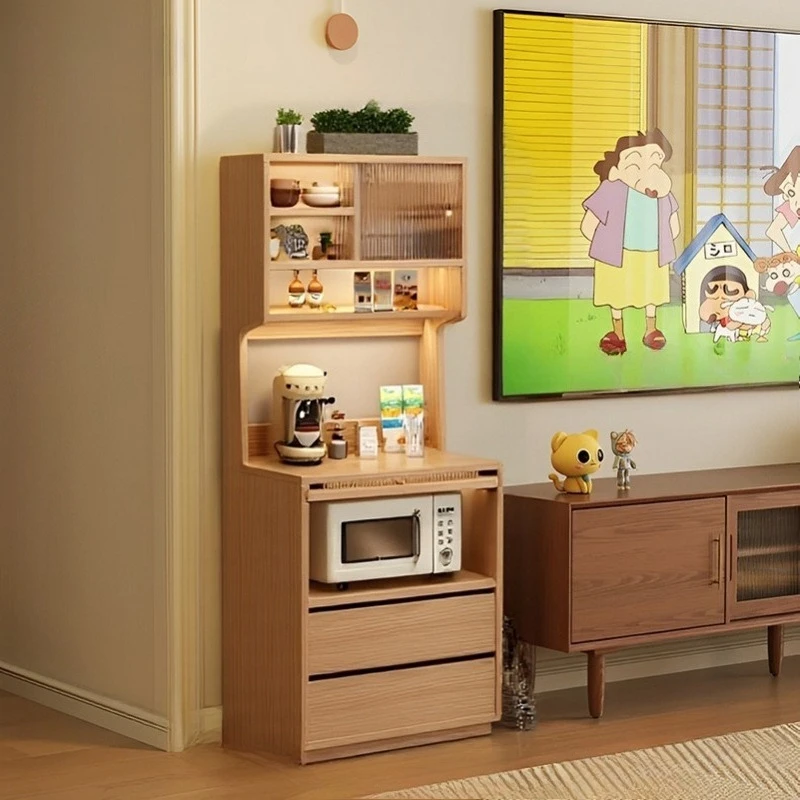 

Dining side cabinet integrated storage against the wall Living room storage New coffee cabinet Solid wood