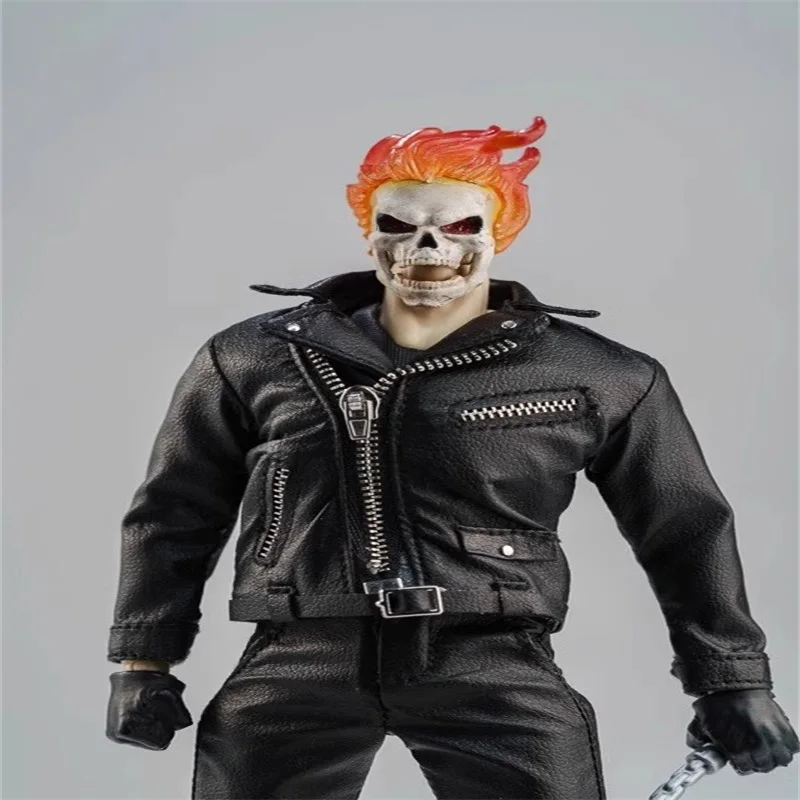 Punk Jaqueta De Couro Motocicleta e Calças De Couro, Soldado Masculino, Acessórios de Vestuário, Model Toy, Fit 6 ''Action Figure, Em Stock, 1:12